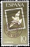 Spain 1961 Stamp World Day 10 Ptas Verde y Castaño Edifil 1350. 1350. Subida por susofe